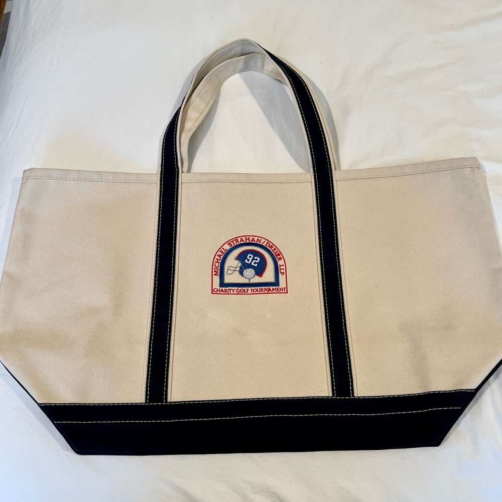 Rare Michael Strahan Golf Tournament Tote